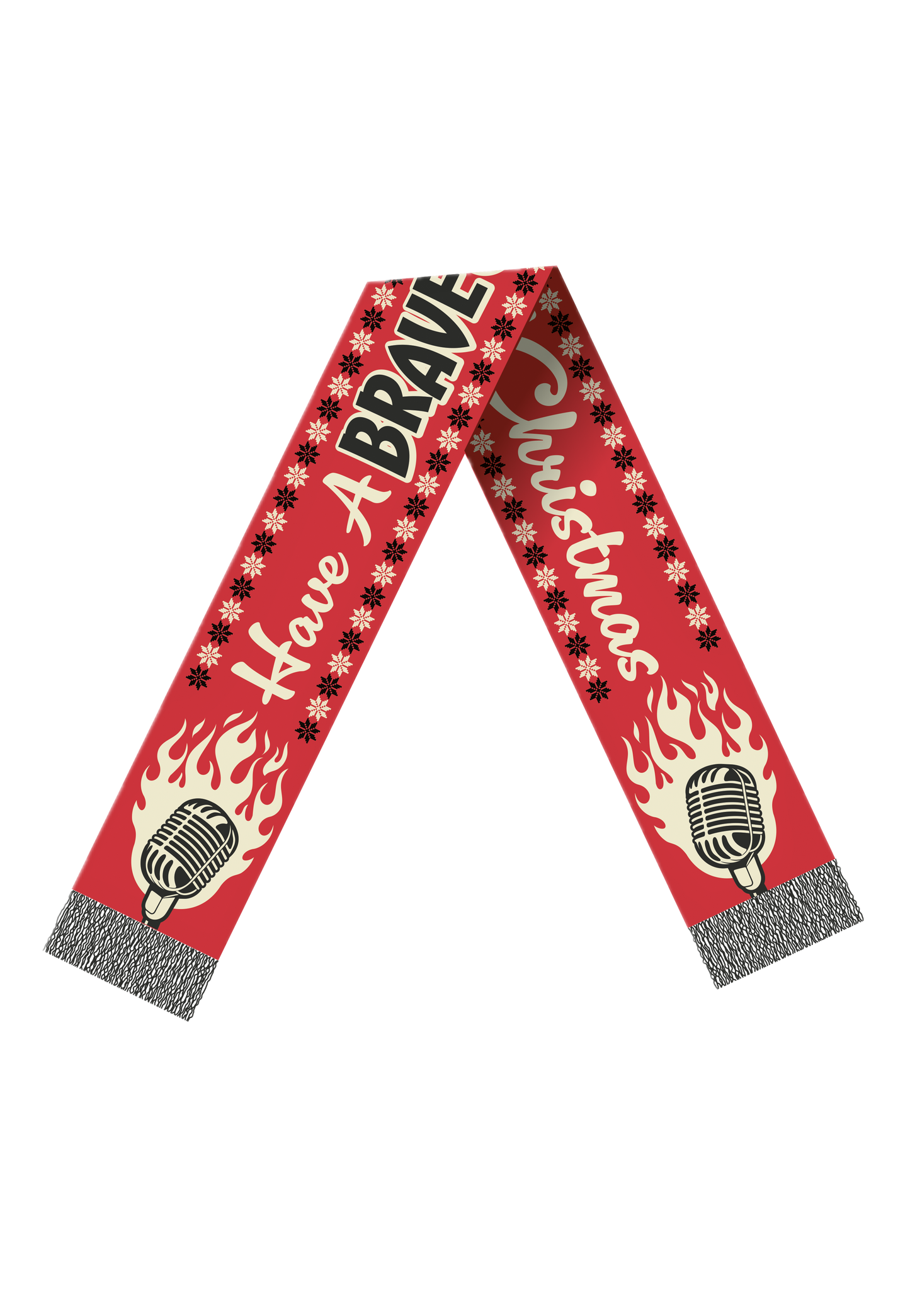 Dick Brave - Brave Christmas Red - Scarf | Neutral-Image