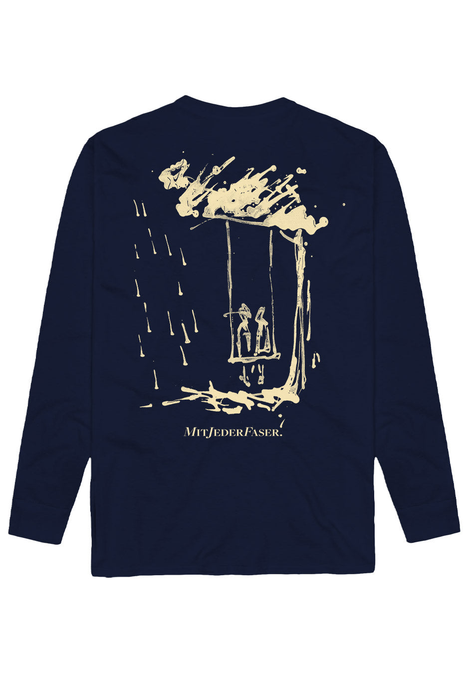 Ivo Martin - MIT JEDER FASER EP Navy  - Longsleeve